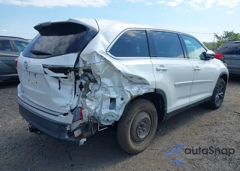 2019 Toyota Highlander Le из США, поврежденный, VIN 5TDBZRFH6KS727207